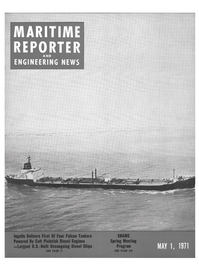 Maritime Reporter Magazine Cover May 1971 - 