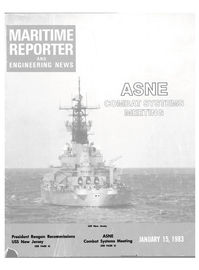 Maritime Reporter Magazine Cover Jan 15, 1983 - 