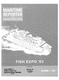 Maritime Reporter Magazine Cover Oct 1983 - 