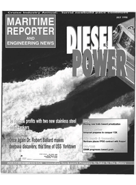 Maritime Reporter Magazine Cover Jul 1998 - 