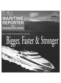 Maritime Reporter Magazine Cover May 1999 - 