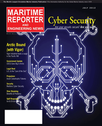 Maritime Reporter Magazine Cover Jul 2012 - Arctic Operations