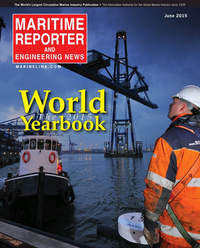 Maritime Reporter Magazine Cover Jun 2015 - Annual World Yearbook