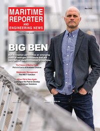 Maritime Reporter Magazine Cover May 2022 - Green Ship Technologies