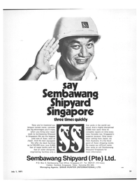 Maritime Reporter Magazine, page 13,  Jul 1971