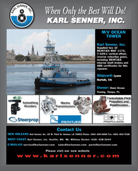 Maritime Reporter Magazine, page 4th Cover,  Dec 2011
