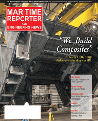 Maritime Reporter Magazine Cover Jan 2012 - US Navy Report