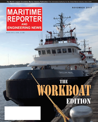 Maritime Reporter Magazine Cover Nov 2012 - Workboat Annual