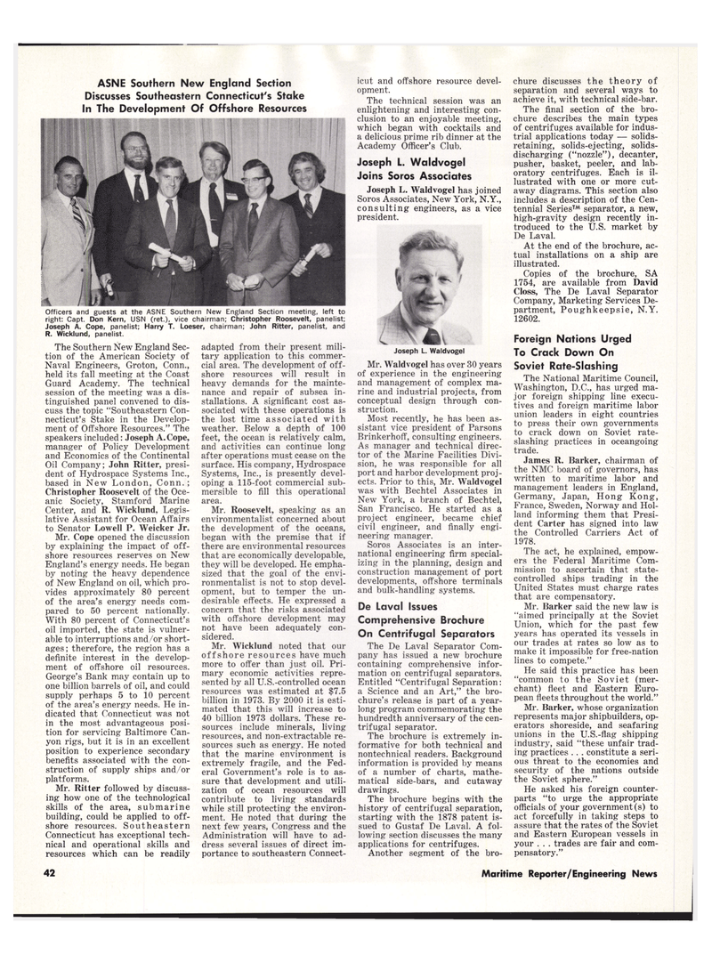Maritime Reporter Magazine, page 46,  Dec 15, 1978