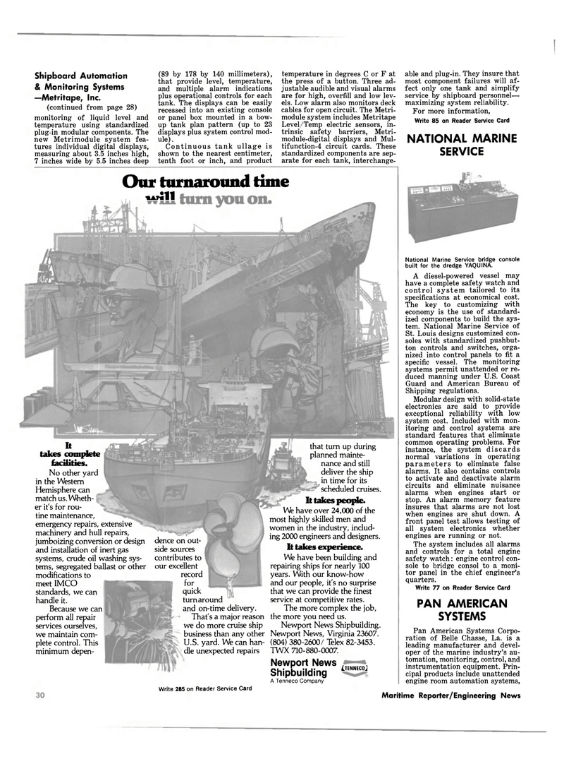 Maritime Reporter Magazine, page 28,  Jul 1981