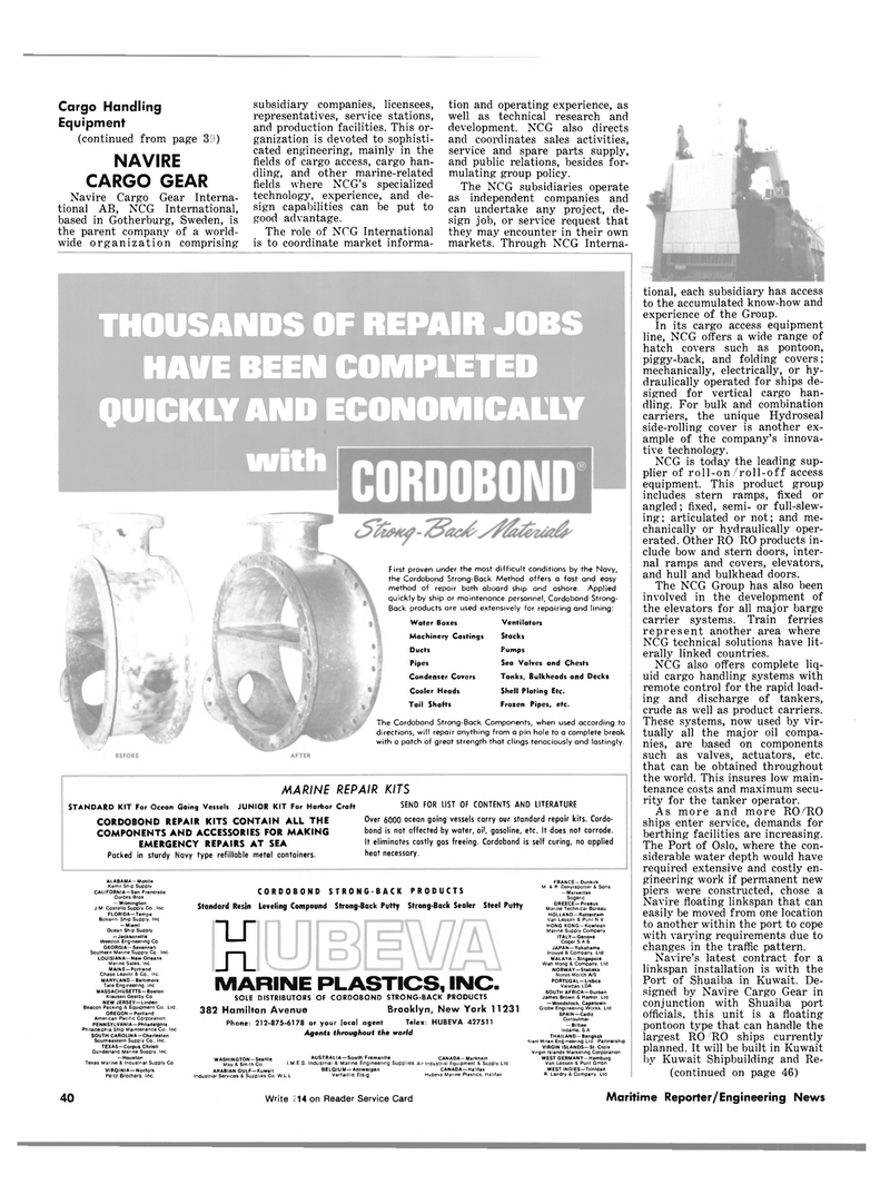 Maritime Reporter Magazine, page 38,  Sep 1981