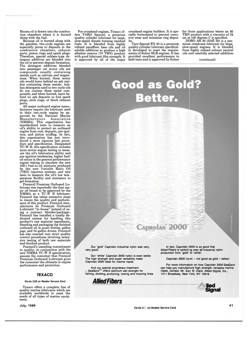 Maritime Reporter Magazine, page 39,  Jul 1989