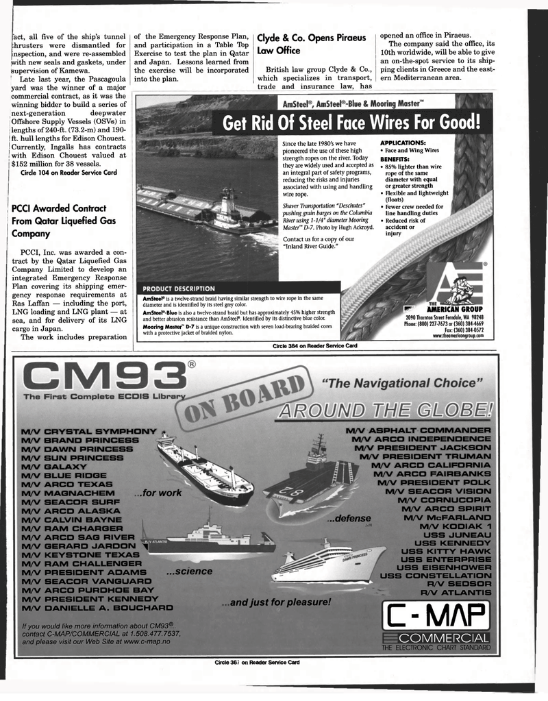 Maritime Reporter Magazine, page 99,  Apr 1998