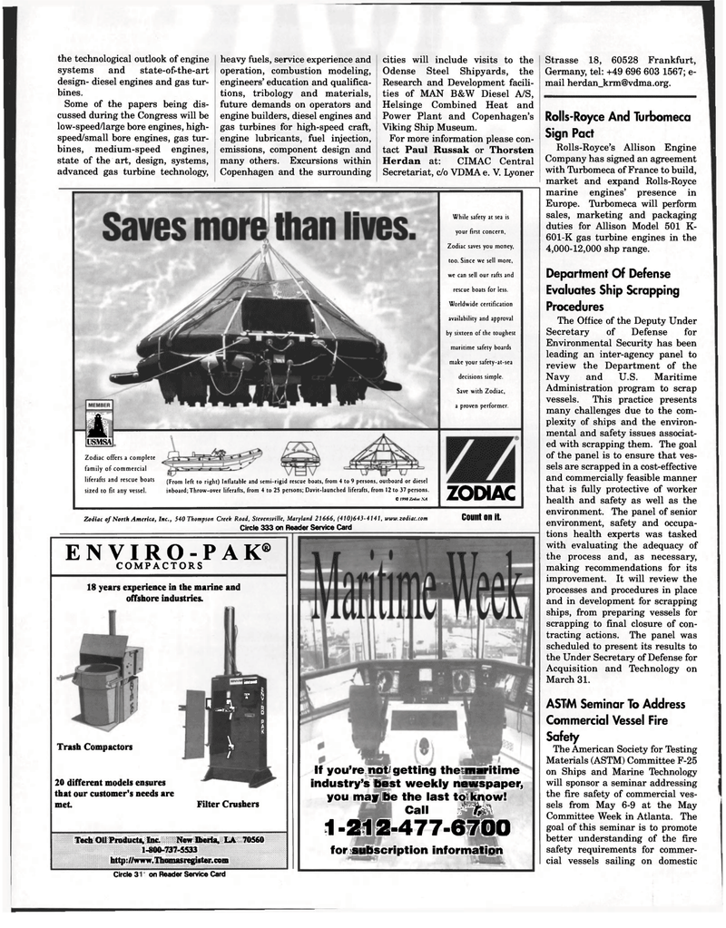 Maritime Reporter Magazine, page 84,  Apr 1998