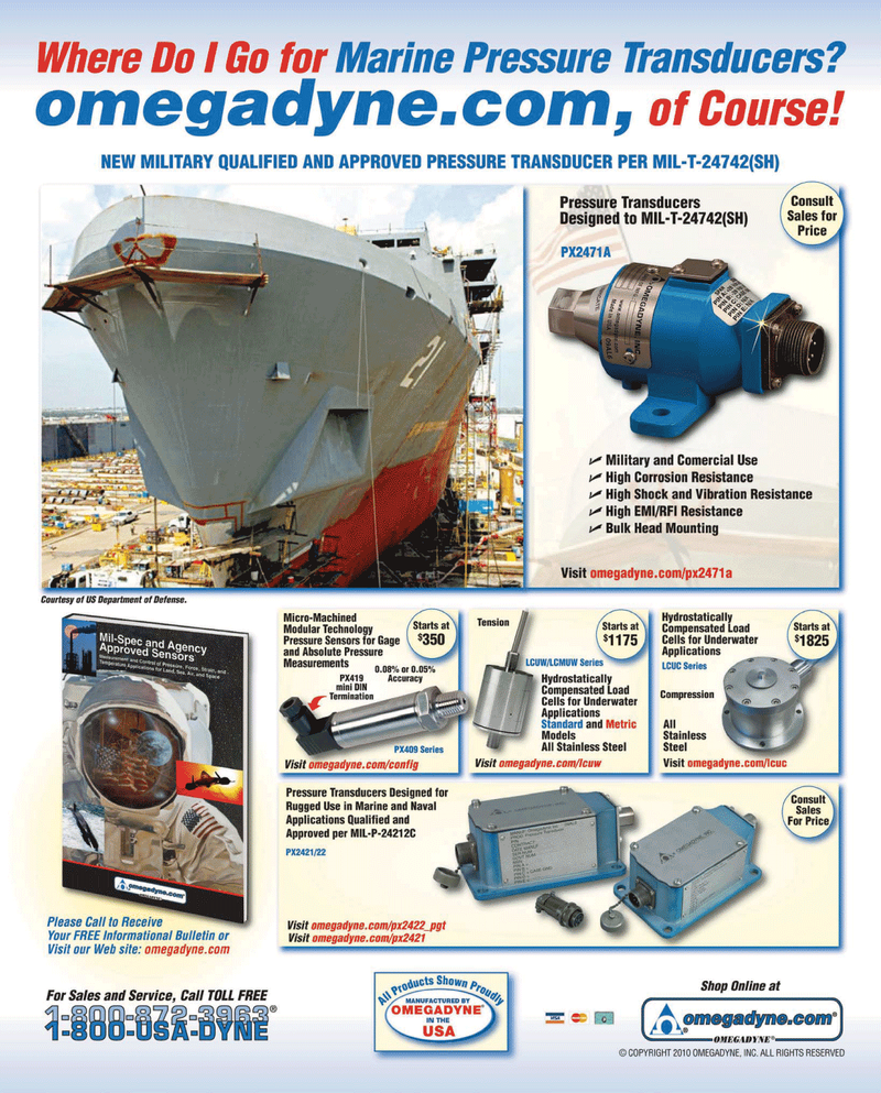 Maritime Reporter Magazine, page 1,  Jul 2010
