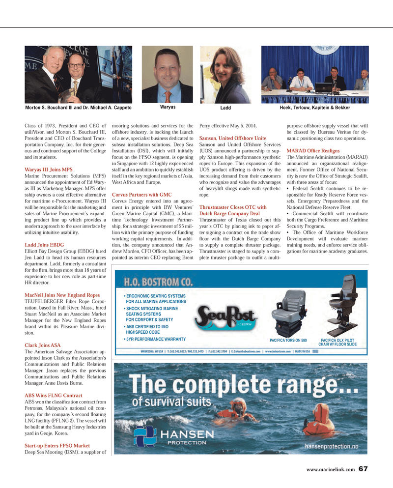 Maritime Reporter Magazine, page 67,  Jun 2014