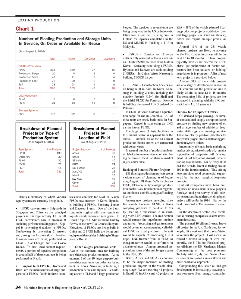 Maritime Reporter Magazine, page 34,  Aug 2014