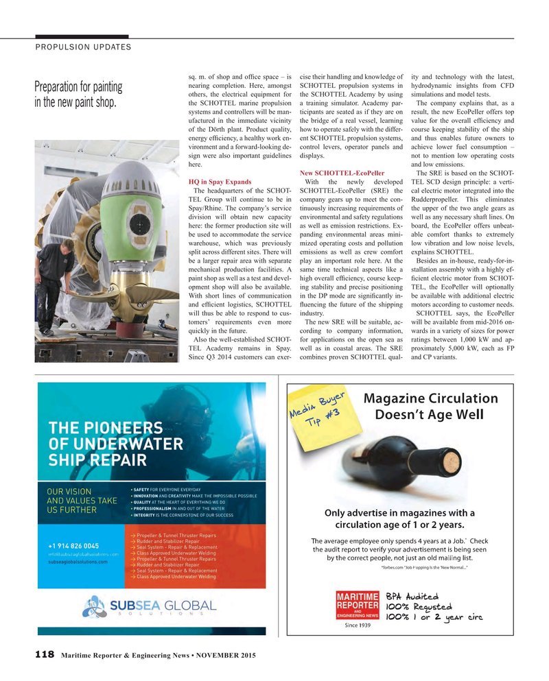 Maritime Reporter Magazine, page 118,  Nov 2015
