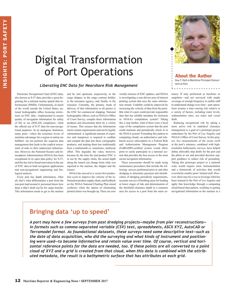 Maritime Reporter Magazine, page 12,  Sep 2017