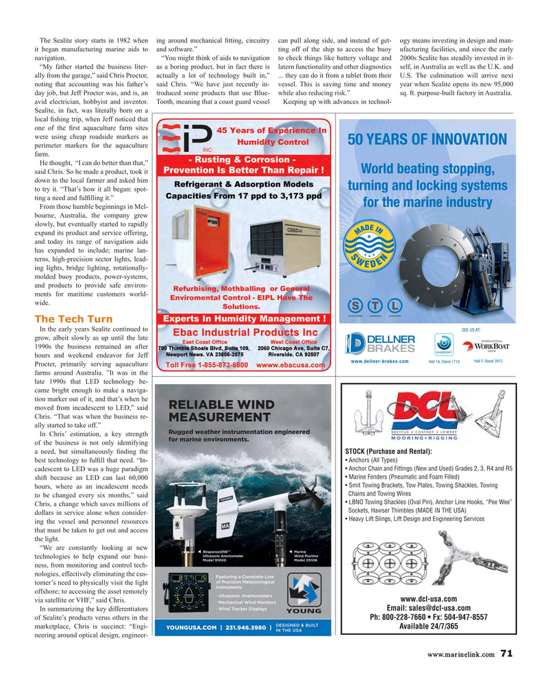 Maritime Reporter Magazine, page 71,  Oct 2017