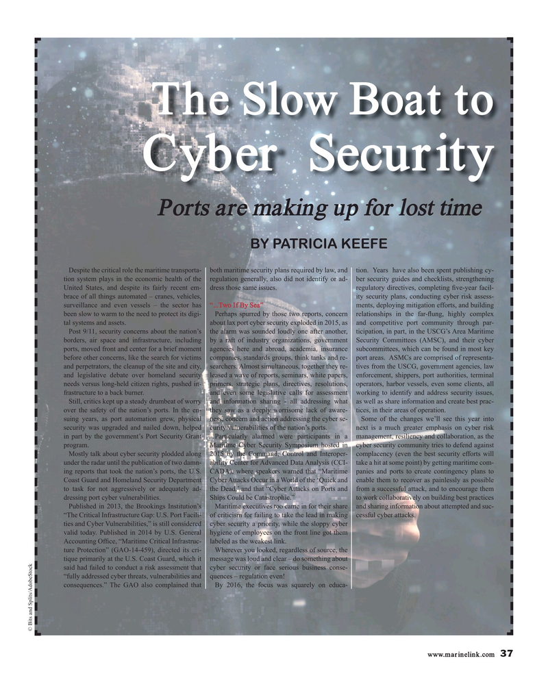 Maritime Reporter Magazine, page 37,  Sep 2018